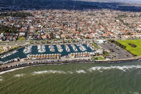 Aerial Image of ST KILDA MARINA