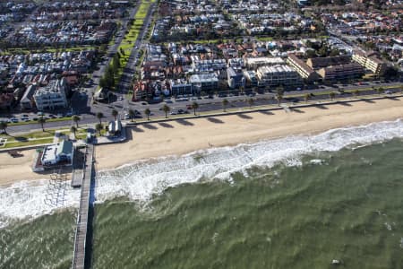 Aerial Image of ALBERT PARK BEACH