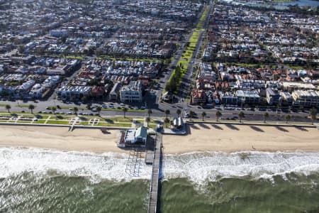 Aerial Image of ALBERT PARK BEACH