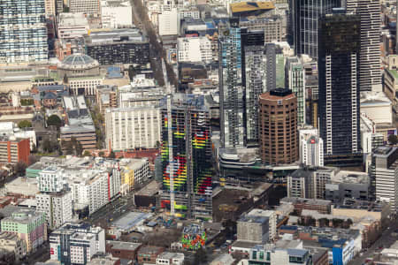 Aerial Image of SWANSTON SQUARE - 551 SWANSTON STREET, CARLTON