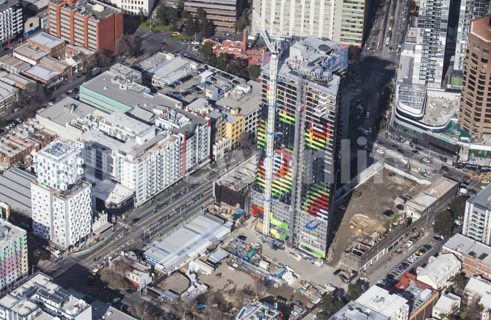 Aerial Image of Swanston Square - 551 Swanston Street, Carlton