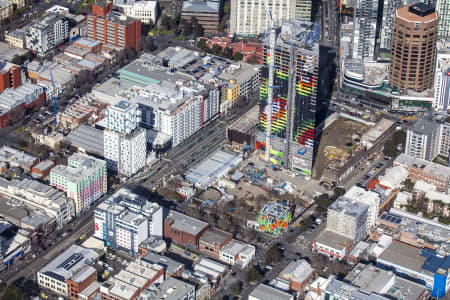 Aerial Image of SWANSTON SQUARE - 551 SWANSTON STREET, CARLTON