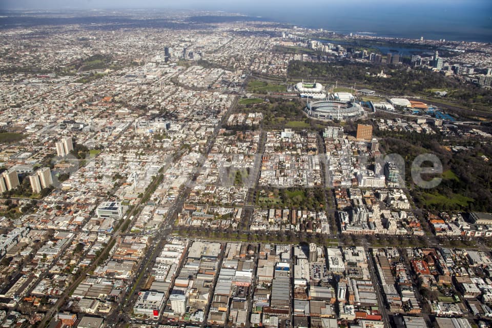 Aerial Image of East Melburne
