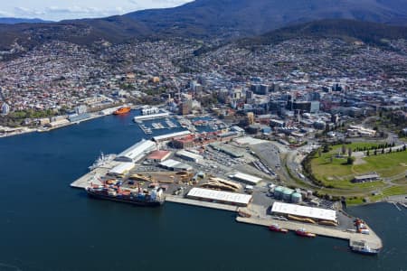 Aerial Image of HOBART CBD