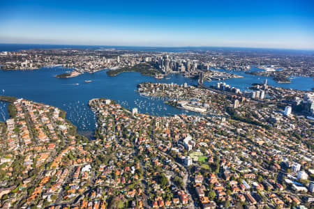 Aerial Image of CREMORNE POINT