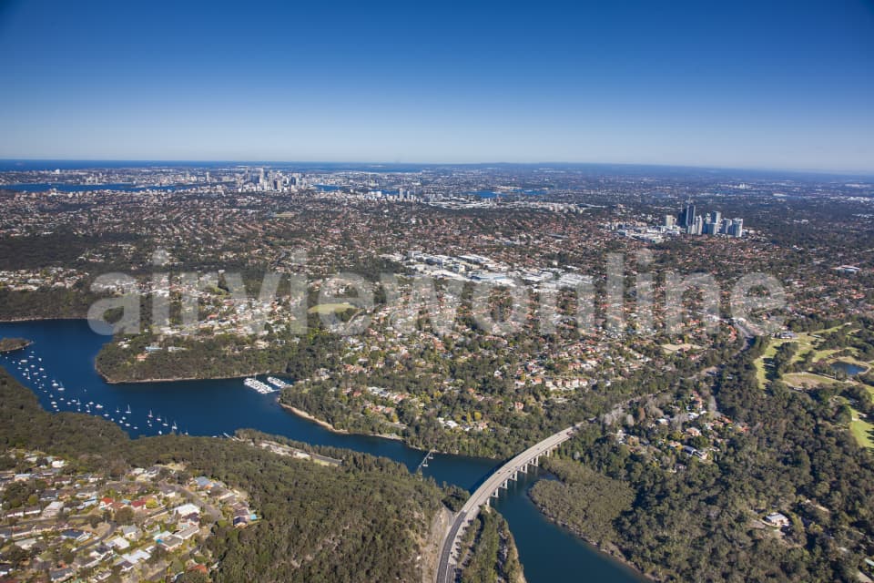 Aerial Image of Roseville Bridge