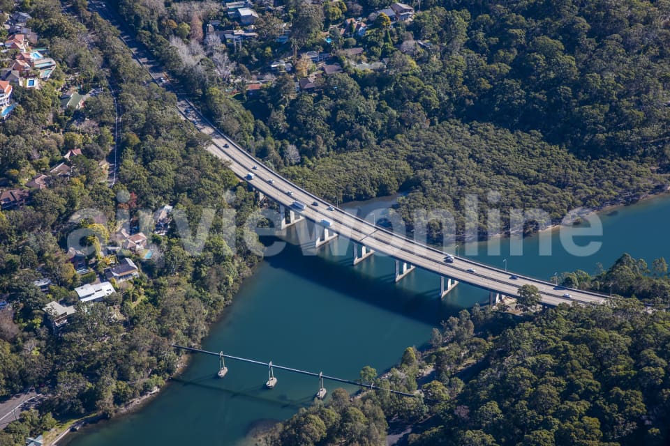 Aerial Image of Roseville Bridge