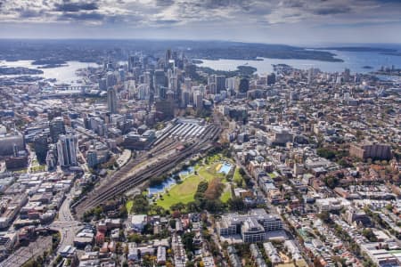Aerial Image of STRAWBERRY HILLS