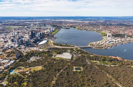 Aerial Image of KINGS PARK PERTH