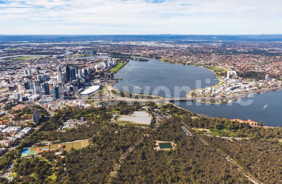 Aerial Image of Kings Park Perth