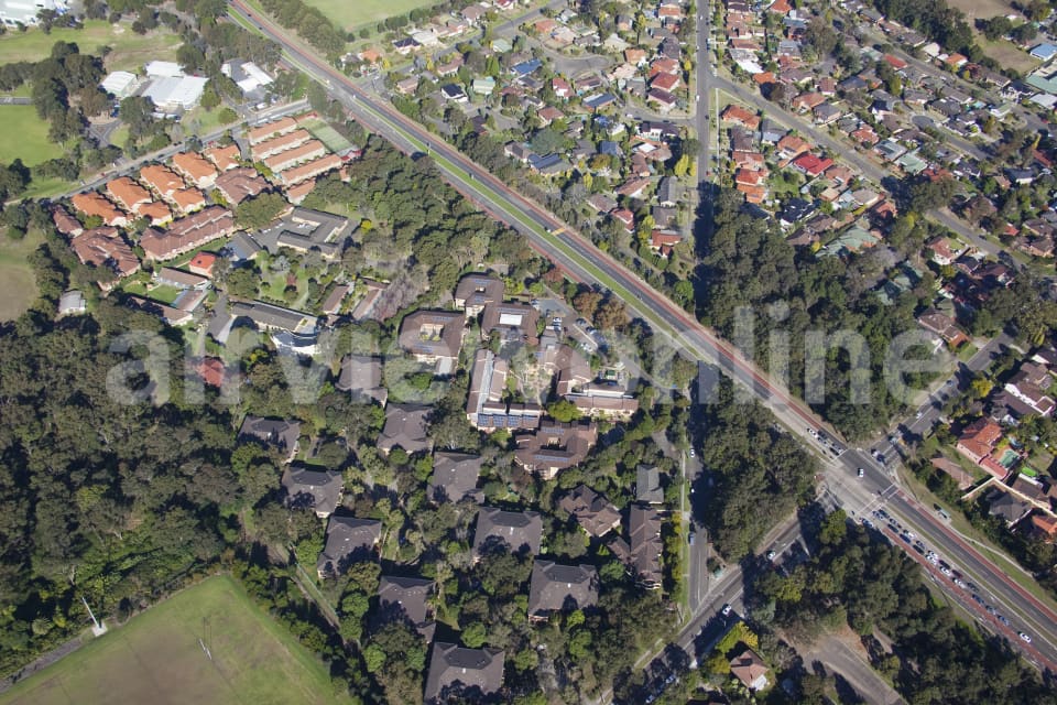 Aerial Image of Epping Road, Eastwood