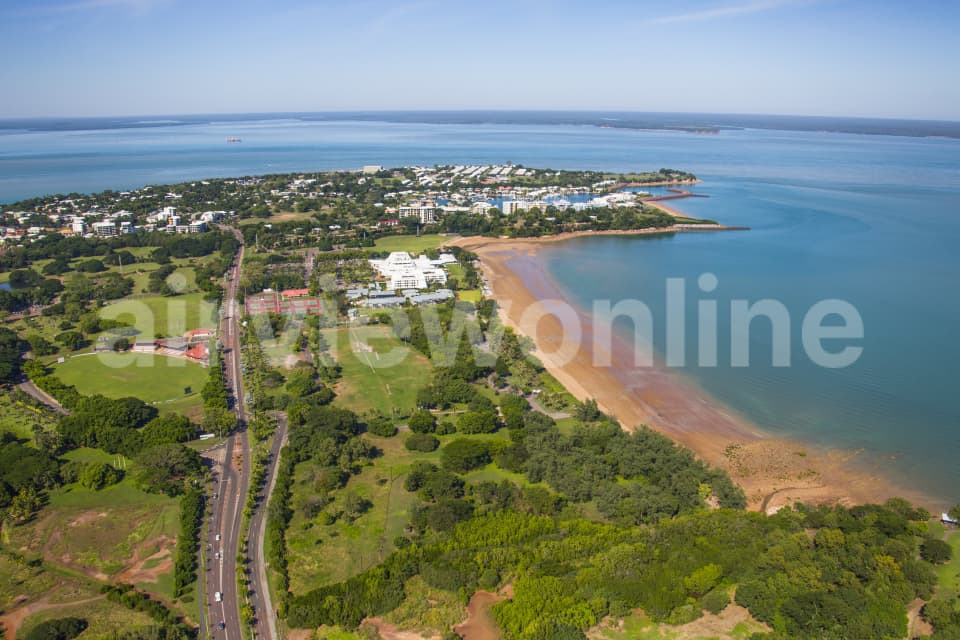 Aerial Image of The Gardens and Mindil Beach Casino ResortDarwin