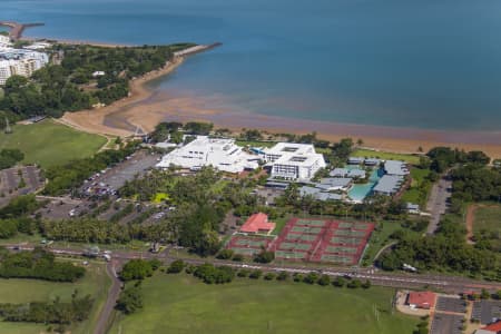 Aerial Image of MINDIL BEACH CASINO RESORT, DARWIN, THE GARDENS