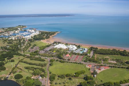 Aerial Image of MINDIL BEACH CASINO RESORT, DARWIN, THE GARDENS