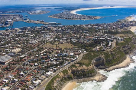 Aerial Image of THE HILL AND MEMORIAL DRIVE NEWCASTLE