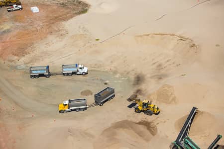 Aerial Image of SAND MINING