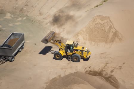 Aerial Image of SAND MINING