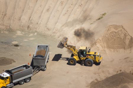 Aerial Image of SAND MINING