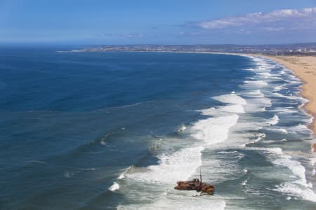 Aerial Image of STOCKTON BEACH
