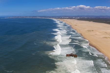 Aerial Image of STOCKTON BEACH
