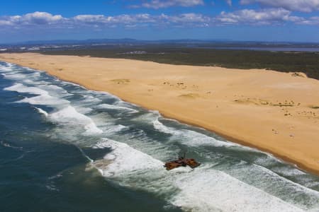 Aerial Image of STOCKTON BEACH