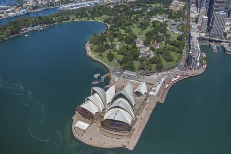 Aerial Image of ROYAL BOTANIC GARDENS