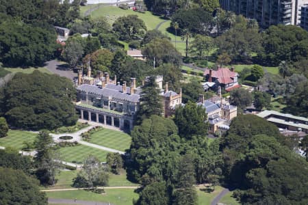 Aerial Image of ROYAL BOTANIC GARDENS