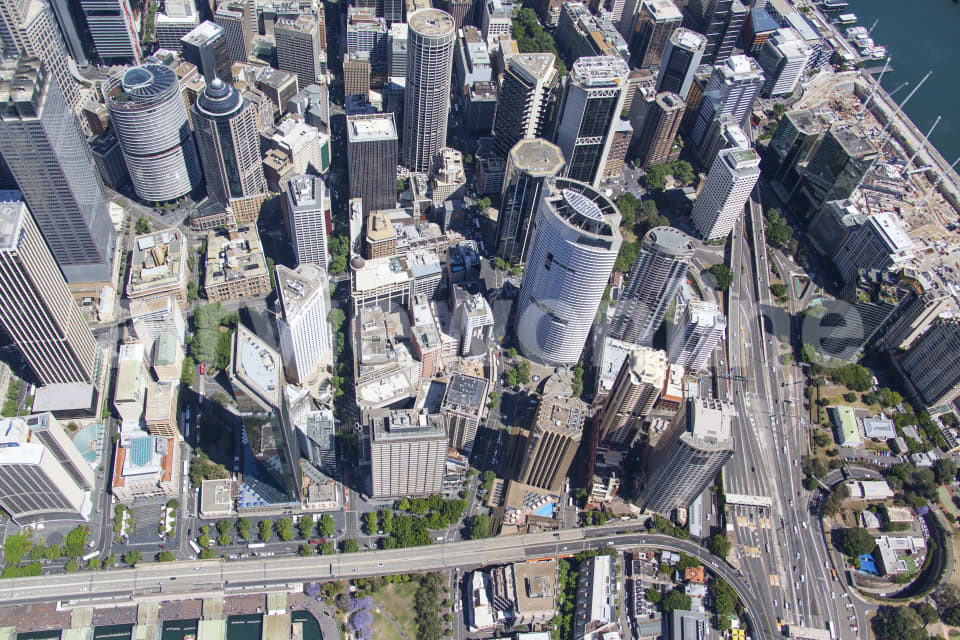 Aerial Image of George Street, Sydney