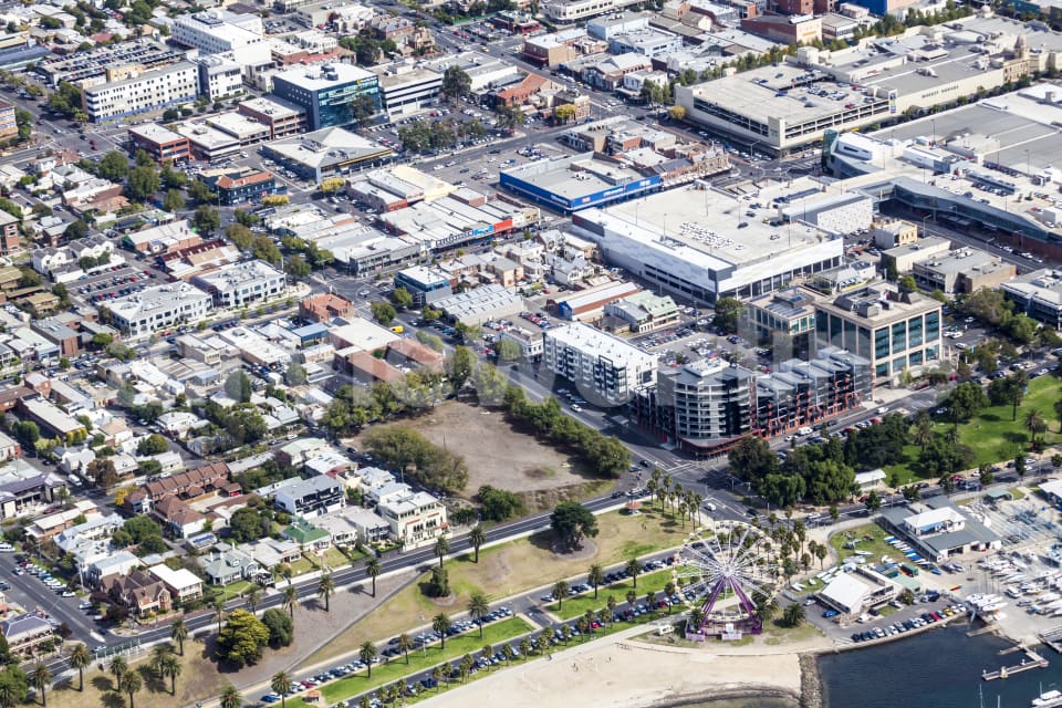 Aerial Image of Eastern Beach Geelong