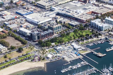 Aerial Image of EASTERN BEACH GEELONG