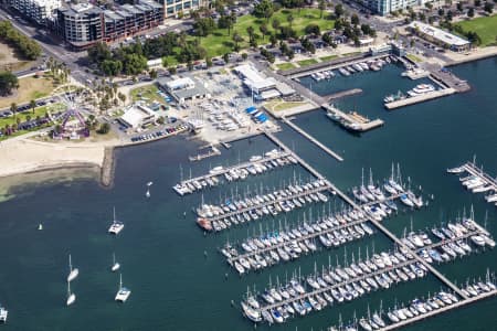 Aerial Image of EASTERN BEACH GEELONG