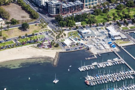 Aerial Image of EASTERN BEACH GEELONG