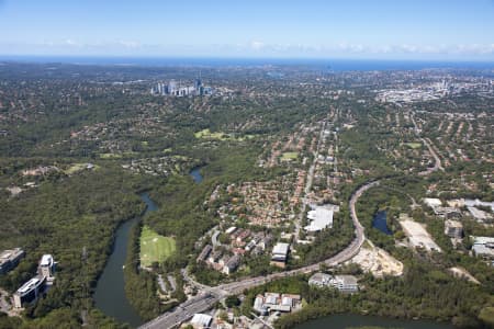 Aerial Image of LANE COVE