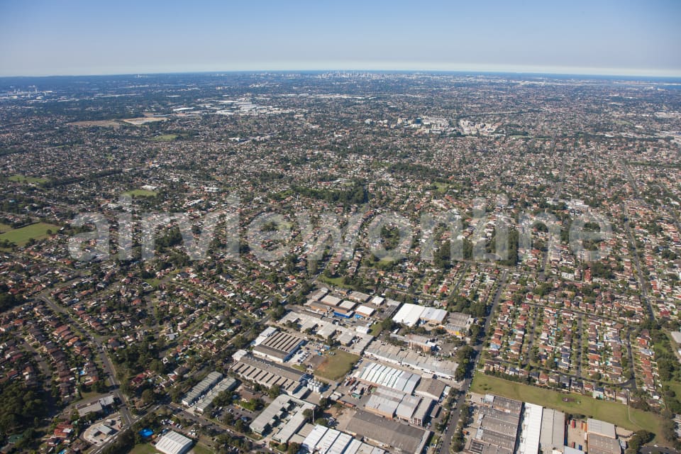 Aerial Image of Bakstown & Condell Park