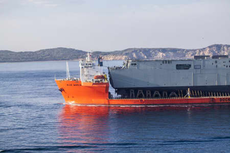 Aerial Image of HMAS ADELAIDE