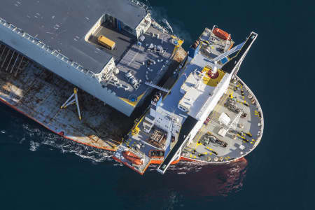 Aerial Image of HMAS ADELAIDE