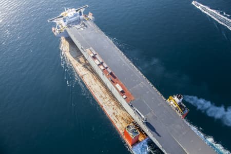 Aerial Image of HMAS ADELAIDE