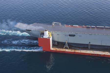 Aerial Image of HMAS ADELAIDE