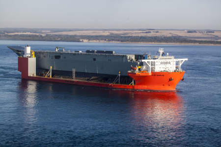 Aerial Image of HMAS ADELAIDE