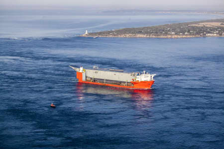 Aerial Image of HMAS ADELAIDE