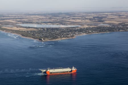 Aerial Image of HMAS ADELAIDE