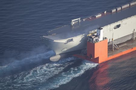 Aerial Image of HMAS ADELAIDE