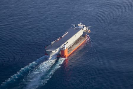 Aerial Image of HMAS ADELAIDE