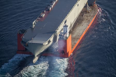 Aerial Image of HMAS ADELAIDE