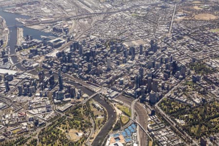 Aerial Image of MELBOURNE FROM 5000 FEET