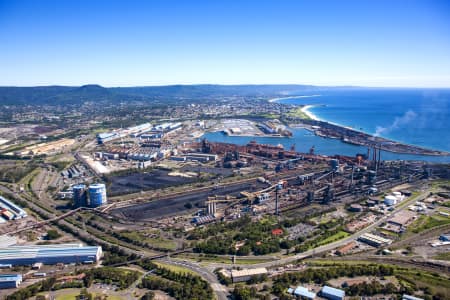 Aerial Image of PORT KEMBLA