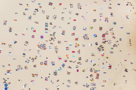 Aerial Image of BONDI BEACH BATHERS