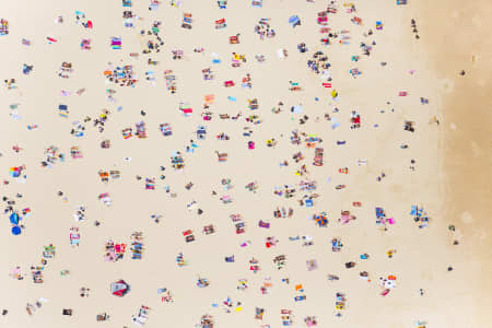 Aerial Image of BONDI BEACH BATHERS
