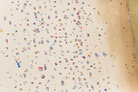 Aerial Image of BONDI BEACH BATHERS