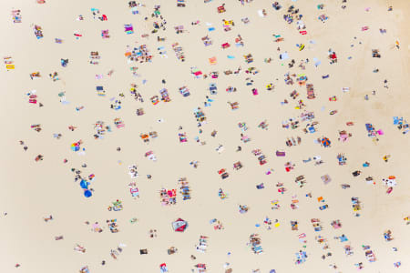 Aerial Image of BONDI BEACH BATHERS